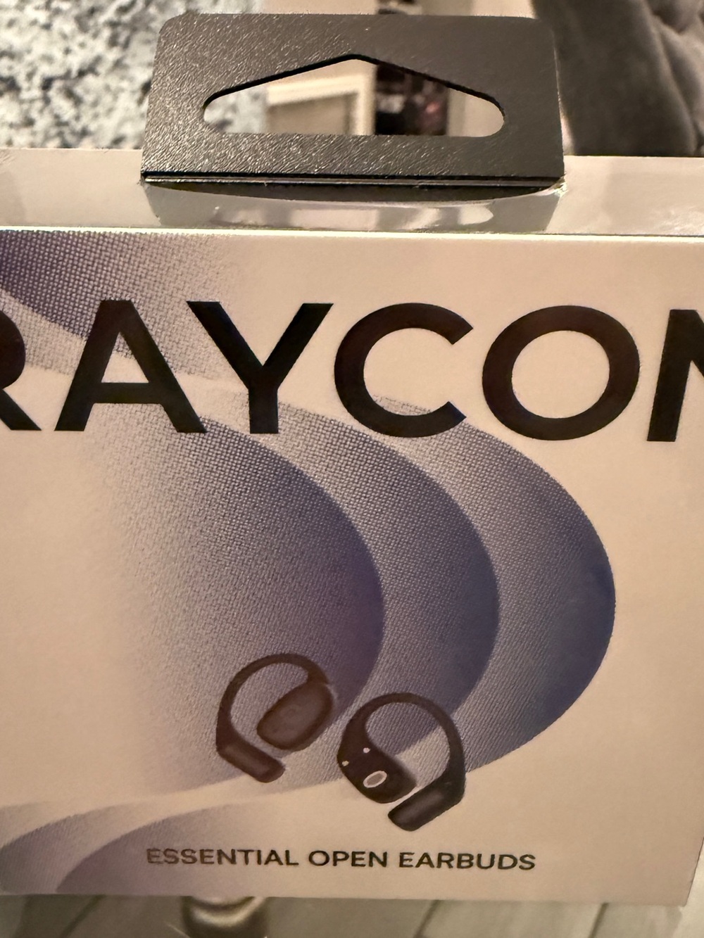 Raycon Essential Open Earbuds Carbon Black NEW Factory Sealed